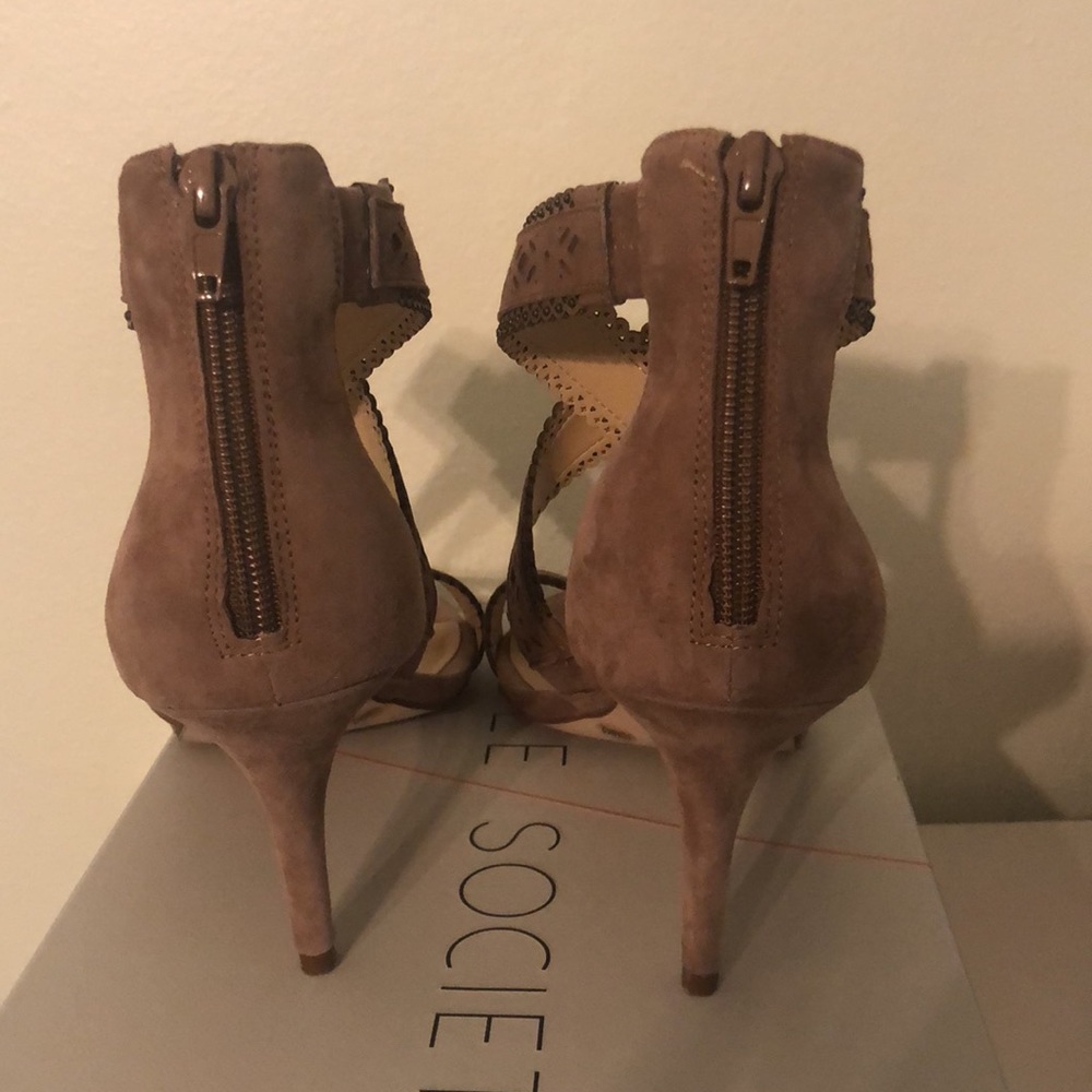 NWT Sole Society Mauve Venus High Heel Sandals size 10 M - Picture 7 of 11